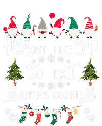 Most Likely To Eat Santas Cookies Family Christmas Holiday Long Sleeve Pajama Set