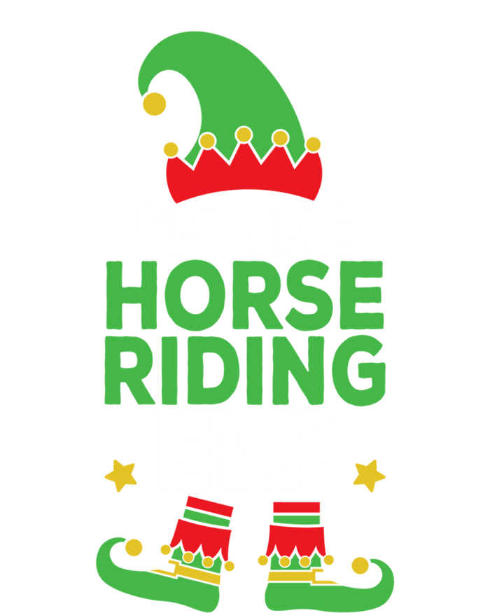 IM The Horse Riding Elf Family Holiday Matching Christmas Gift Ladies Essential Tank