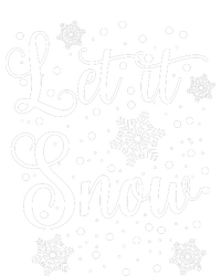 Let It Snow Funny Christmas Pajamas Softstyle Adult Sport Polo