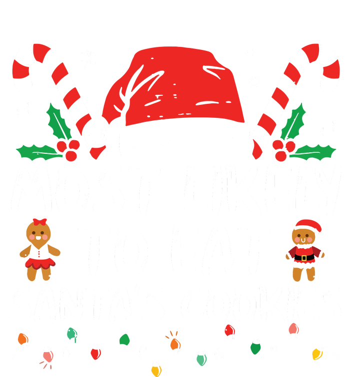 Most Likely To Eat Santas Cookies Family Christmas Holiday Tank Top