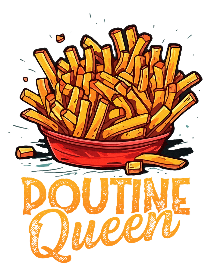 Funny Poutine Queen Foodie Statement Canadian Cuisine Baby Long Sleeve Bodysuit