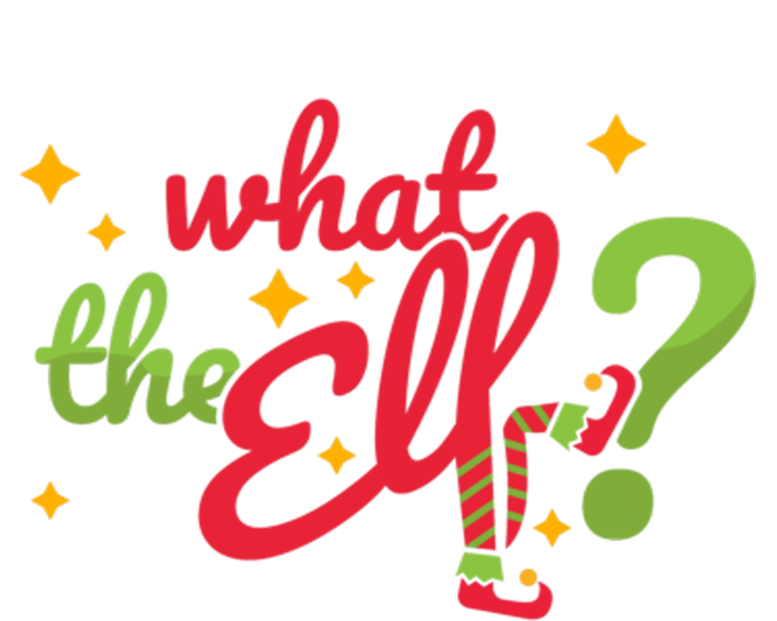 What The Elf? Funny Humor Family Christmas Meaningful Gift Women's Tri-Blend 3/4-Sleeve Raglan Shirt