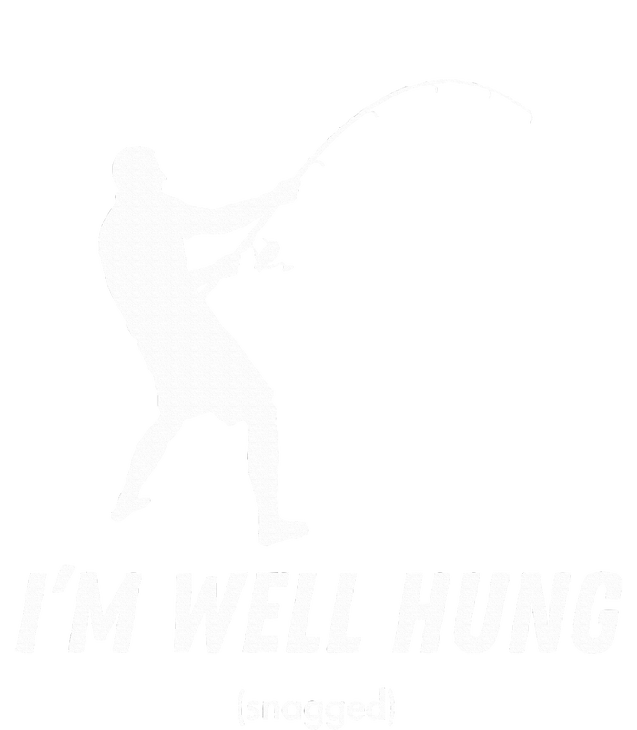 I'm well hung funny fishing graphic design Kids Long Sleeve Shirt