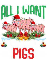 All I Want This Year Is Pigs Wearing Santa Hat Christmas Meaningful Gift T-Shirt