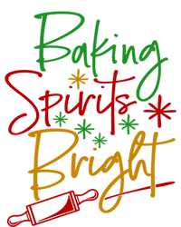 Baking Spirits Bright Christmas Holiday Pastry Chef Bakers Gift Tie-Dye T-Shirt