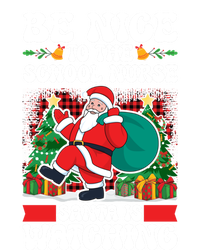 Be Nice To The School Nurse Santa Is Watching Christmas Xmas Cute Gift Bumper Sticker