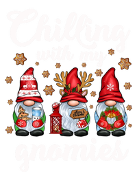 Chillin With My Gnomies Santa Claus Gnomes Groovy Christmas Cool Gift T-Shirt