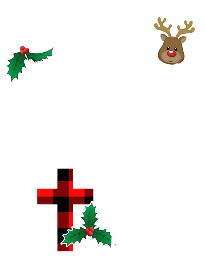 Cute Merry Christmas From The Lewis Family Christian Cool Gift Mousepad