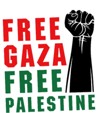 Free Palestine Garment-Dyed Fleece Hoodie