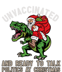 Unvaccinated And Ready To Talk Politics At Christmas Funny USA-Made Doggie Bandana