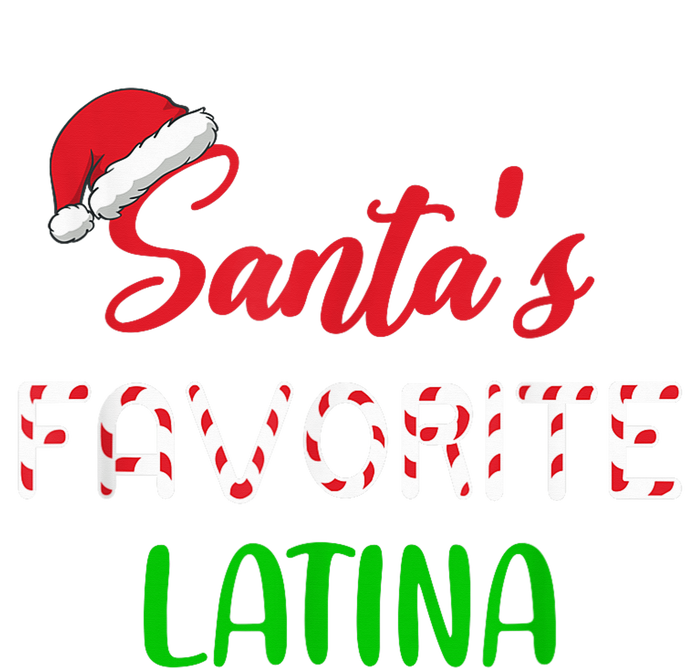 Santas Favorite Latina Gift Funny Chritsmas Xmas pajama Flat Bill Trucker Hat