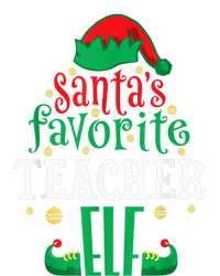 Santa's Favorite Teacher Elf Christmas Family Matching T-Shirt