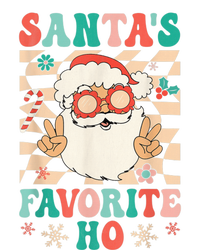 Retro Groovy Christmas Santas Favorite Ho Hippie Santa Peace Ladies Essential Flowy Tank