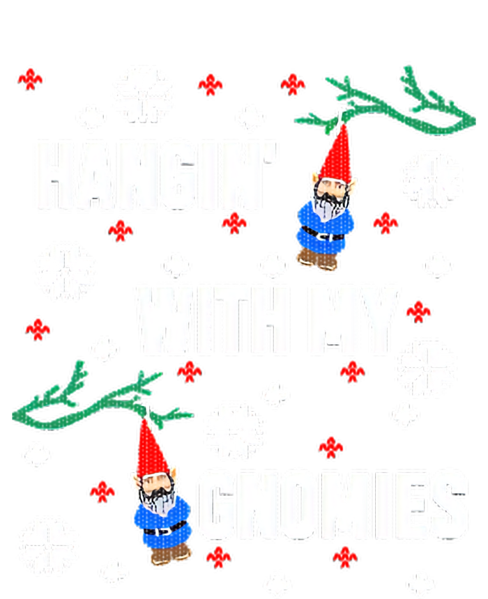 Hangin With My Gnomies Ugly Christmas Premium Hoodie