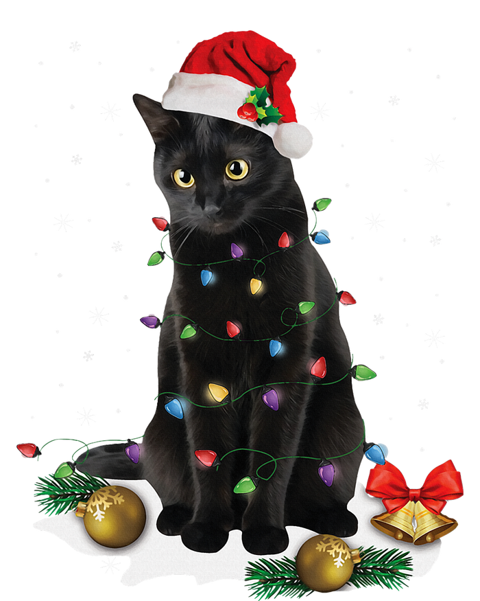 Black Cat Christmas Lights Santa Funny Cat Dad Mom Xmas Legacy Cool Fit Booney Bucket Hat