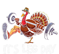 ItS Leg Day Funny Workout Turkey Thanksgiving V-Neck T-Shirt