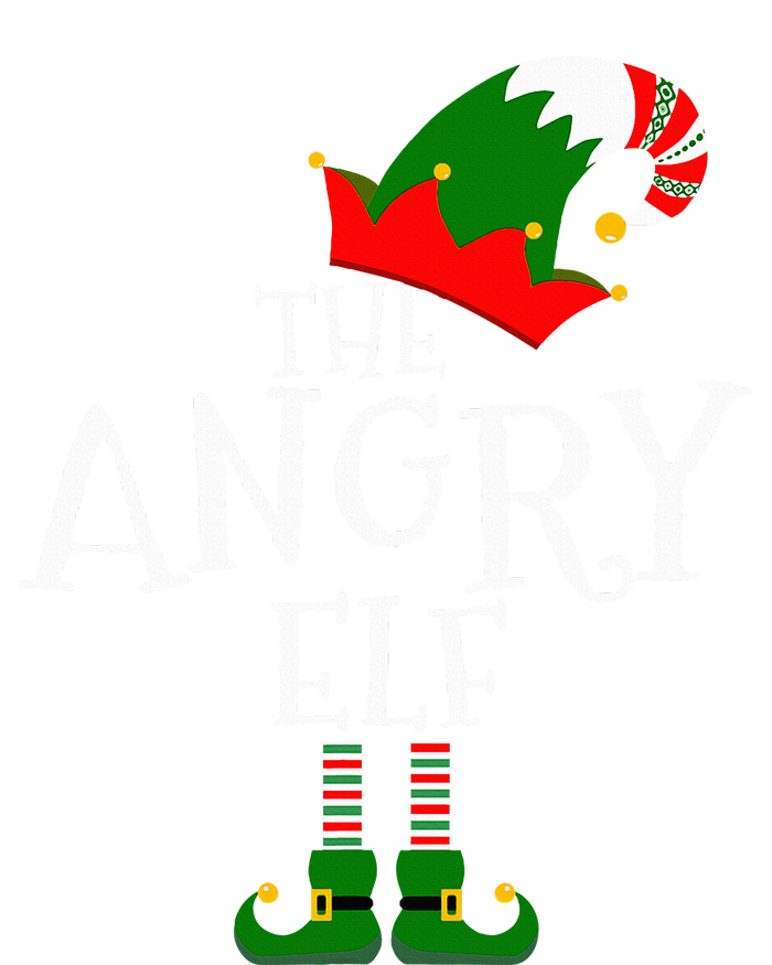 Funny The Angry Elf Matching Family Group Gift Christmas Long Sleeve Shirt