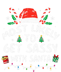 Most Likely To Get Sassy With Santa Christmas Matching T-Shirt