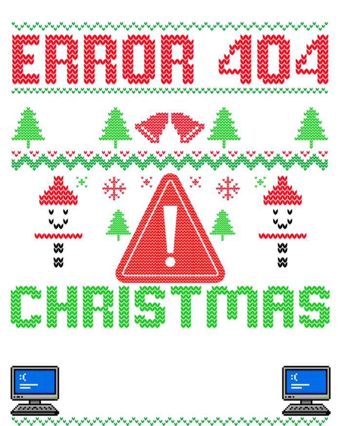 Funny Non Christmas Spirit Non Festive Error 404 Funny Gift T-Shirt