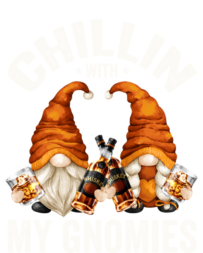 Funny Whiskey Gnome For Whisky Lover Chillin With My Gnomies Gift T-Shirt