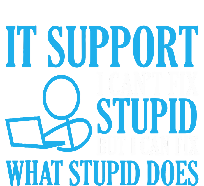 It Support I CanT Fix Stupid Design For Computer Techs Yupoong Adult 5-Panel Trucker Hat