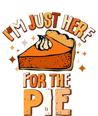 I'm Just Here For The Pie Thanksgiving Fall Autumn Retro Women's T-Shirt