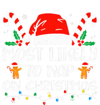 Most Likely To Nap On Christmas Funny Family Christmas T-Shirt