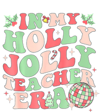 Groovy In My Holly Xmas Jolly Teacher Era Christmas Vibes Gift Women's T-Shirt