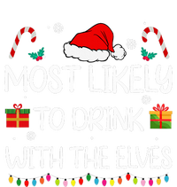 Most Likely to Drink With The Elves elf family Christmas Mesh Reversible Basketball Jersey Tank