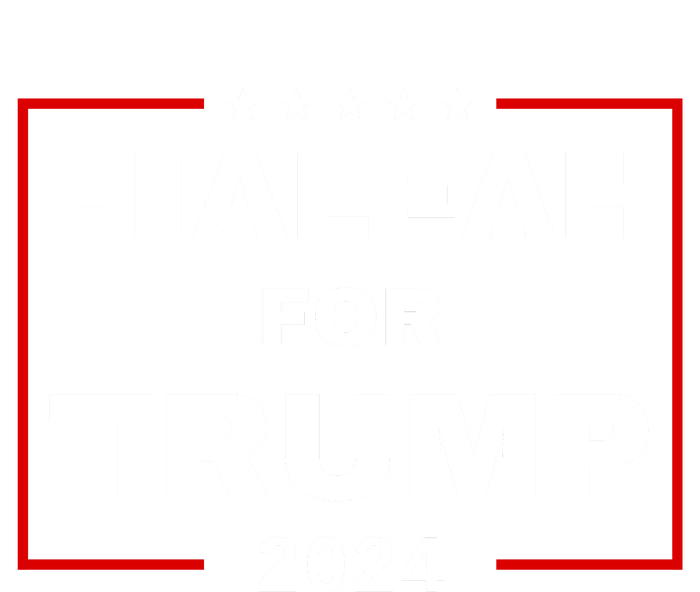 Hialeah For Trump 2024 Women's Tri-Blend 3/4-Sleeve Raglan Shirt