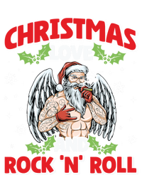 Heavy Hard Metal Santa Christmas Love And Rock N Roll Funny Gift T-Shirt