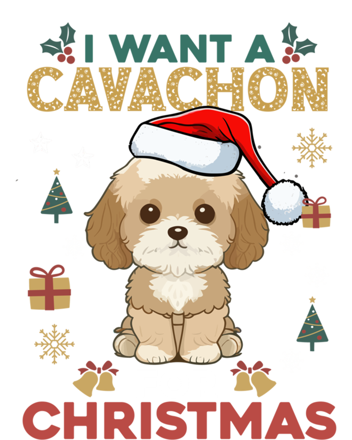 I Want A Cavachon For Christmas Cute Dog Lover Family Pajama Gift Tie Dye Hoodie