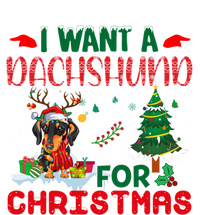 I Want A Dachshund Dog For Christmas Xmas Dachshund Reindeer Gift Tank Top