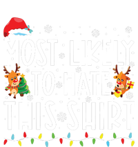 Most Likely To Hate Matching Christmas Funny Family Matching Tie-Dye Long Sleeve Shirt