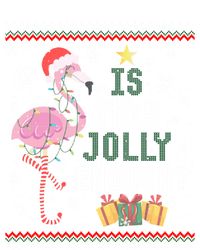 Is This Jolly Enough Flamingo Christmas Ugly Xmas Sweater Gift T-Shirt