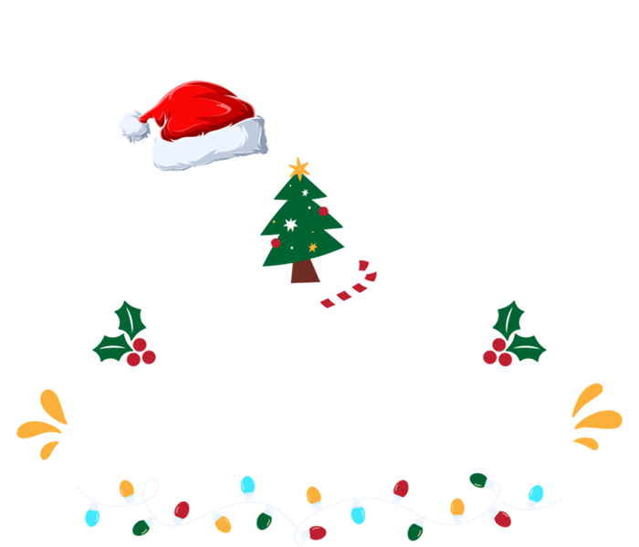 Most Likely To Spread Christmas Cheer Family Xmax Meaningful Gift Full-Length Apron With Pockets