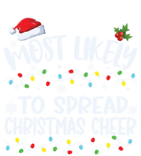 Most Likely To Spread Christmas Cheer Funny Family Matching Gift Sustainable Beanie