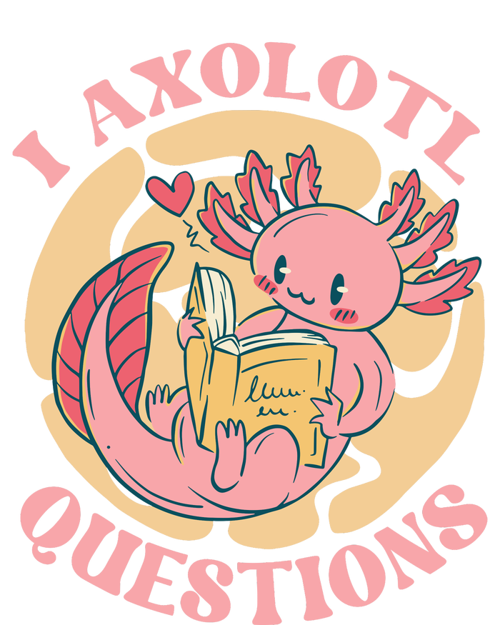 Funny I Axolotl Questions Cute Axolotl Girl Youth Performance Sprint T-Shirt