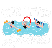 Certified Aquaholic Water Aerobics Instructor Fitness T-Shirt