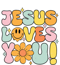 Christian Jesus Loves You Groovy Cute Vintage Vintage Sweatshirt Cinch Pack Bag