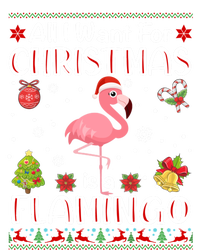 All I Want For Christmas Is A Flamingo Funny Xmas Holiday Funny Gift Hoodie