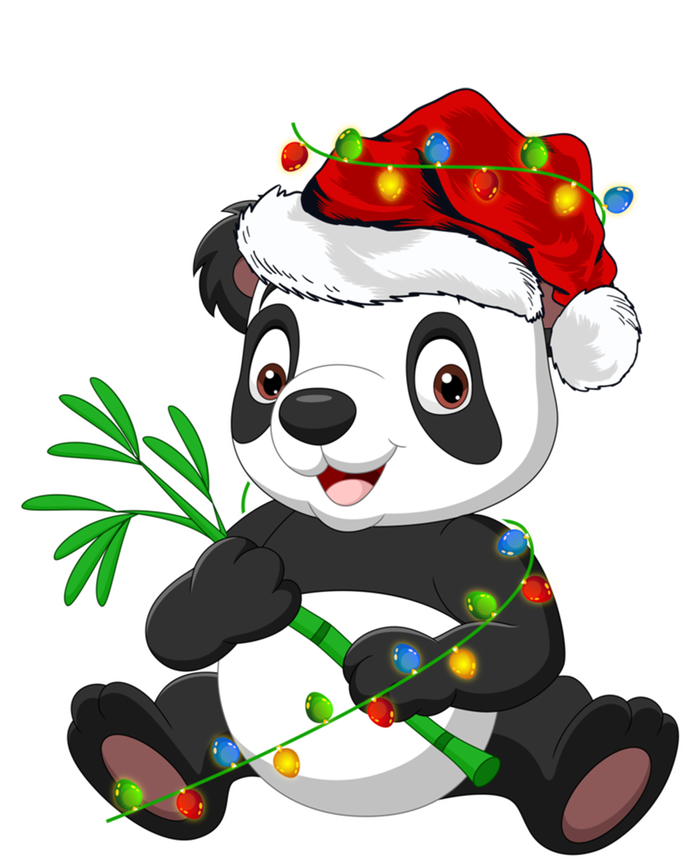 Panda Animal Lover Xmas Santa Hat Panda Christmas Gift Magnet