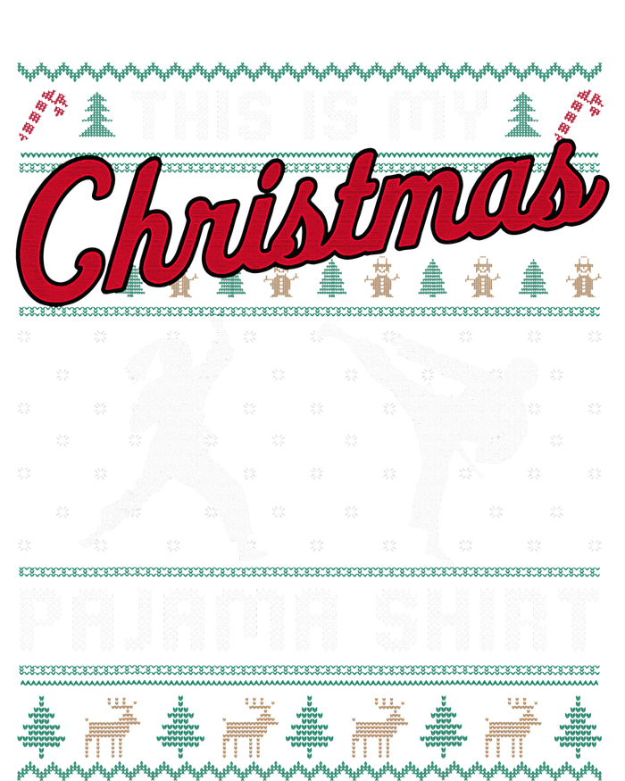 This Is My Christmas Pajama Taekwondo Ugly Funny T-Shirt