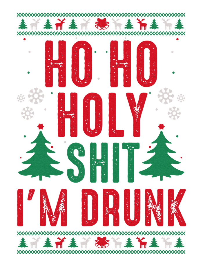 Funny Christmas I Ho Ho Holy Shit IM Drunk T-Shirt