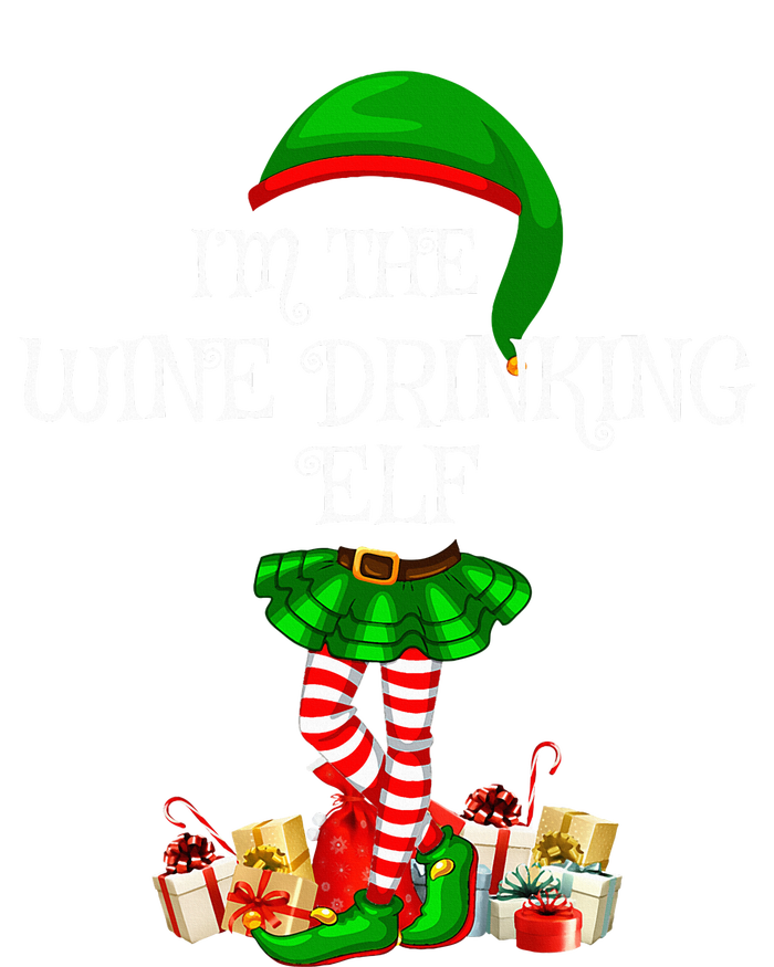 Family Matching The Wine Drinking Elf Christmas T-Shirt