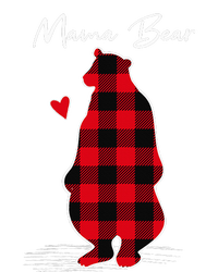 Mama Bear Christmas Pajama Woman Red Buffalo Plaid Womens California Wash Sweatshirt