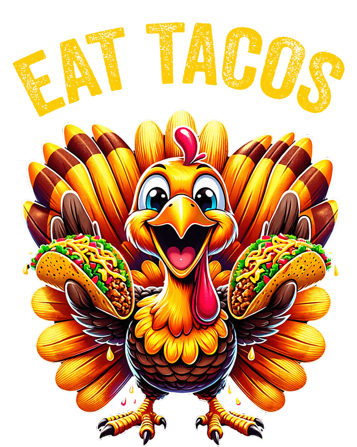 Funny Thanksgiving Turkey Eat Tacos Mexican Thanksgiving Fun Kids T-Shirt