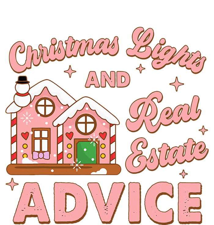 Christmas Lights And Real Estate Advice Funny Realtor Saying T-Shirt