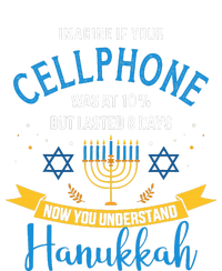 Funny cellphone jewish hanukkah chanukah Full-Length Apron With Pockets