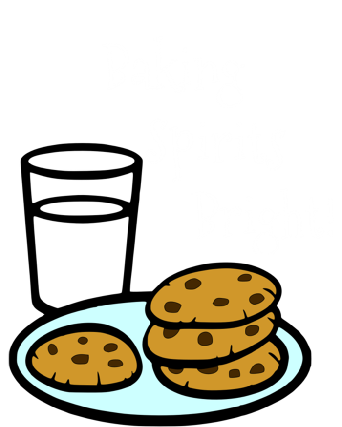 Baking Spirits Bright! Cookies And Milk Image Gift T-Shirt